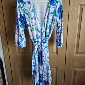Lilly Pulitzer Misha Wrap Dress in Sweet Pea